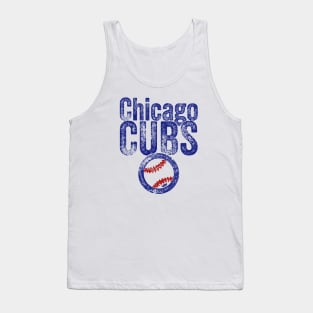 CUBS Baseball Weathered Tank Top